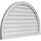 Ekena Millwork Round Top Surface Mount PVC Gable Vent w/ 2"W x 2"P Brickmould Sill Frame, 42"W x 26"H GVPRT42X2603SN - alternate 5